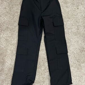 Forever 21 Black Utility Trousers